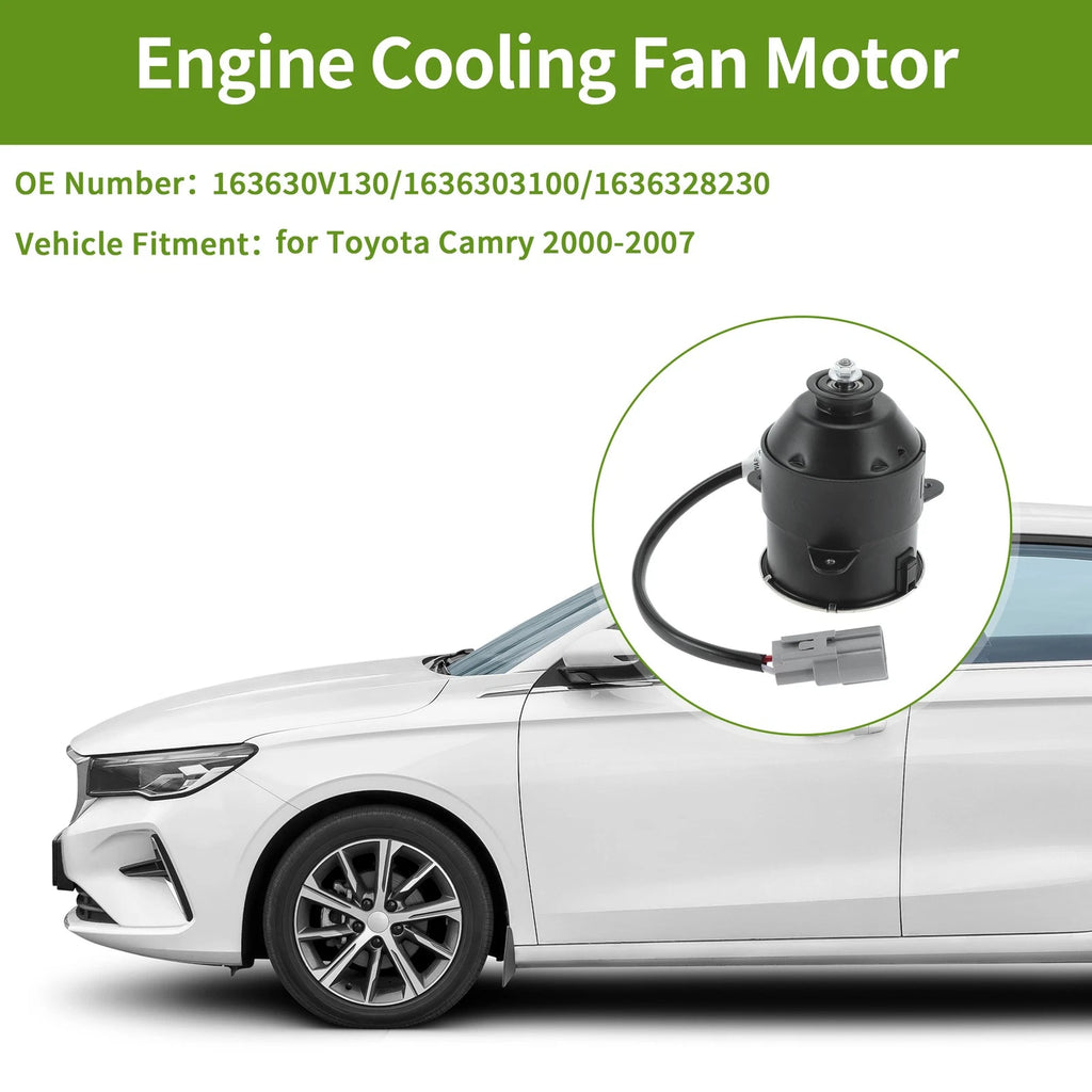Radiator Fan Motor for Toyota Camry (2000–2007) Replacement 1 Pc