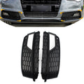 Fog Light Honeycomb Grill Cover for Audi A5 S5 (2013–2017) Black
