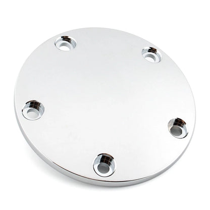 5 Hole Domed Point Timing Ignition Timer Cover Chrome for Harley Softail