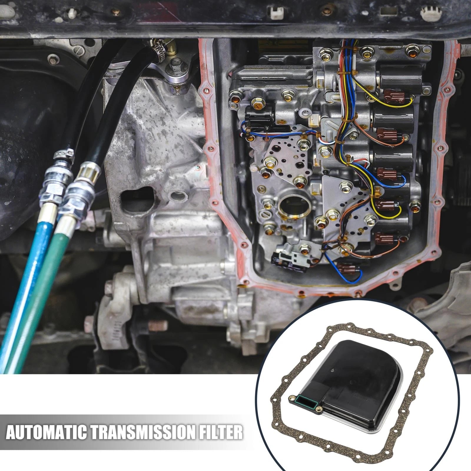 Automatic Transmission Filter Oil Pan Gasket Kit for Hyundai Santa Fe (2013–2019)