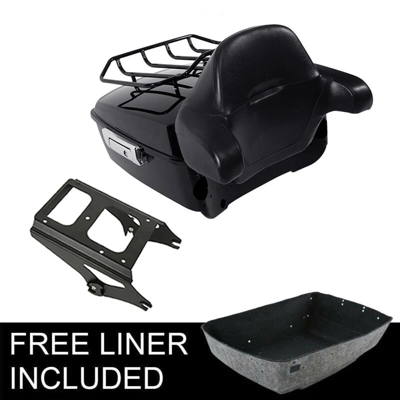 Trunk Backrest Pad for Harley Touring Road Glide (2009–2013)
