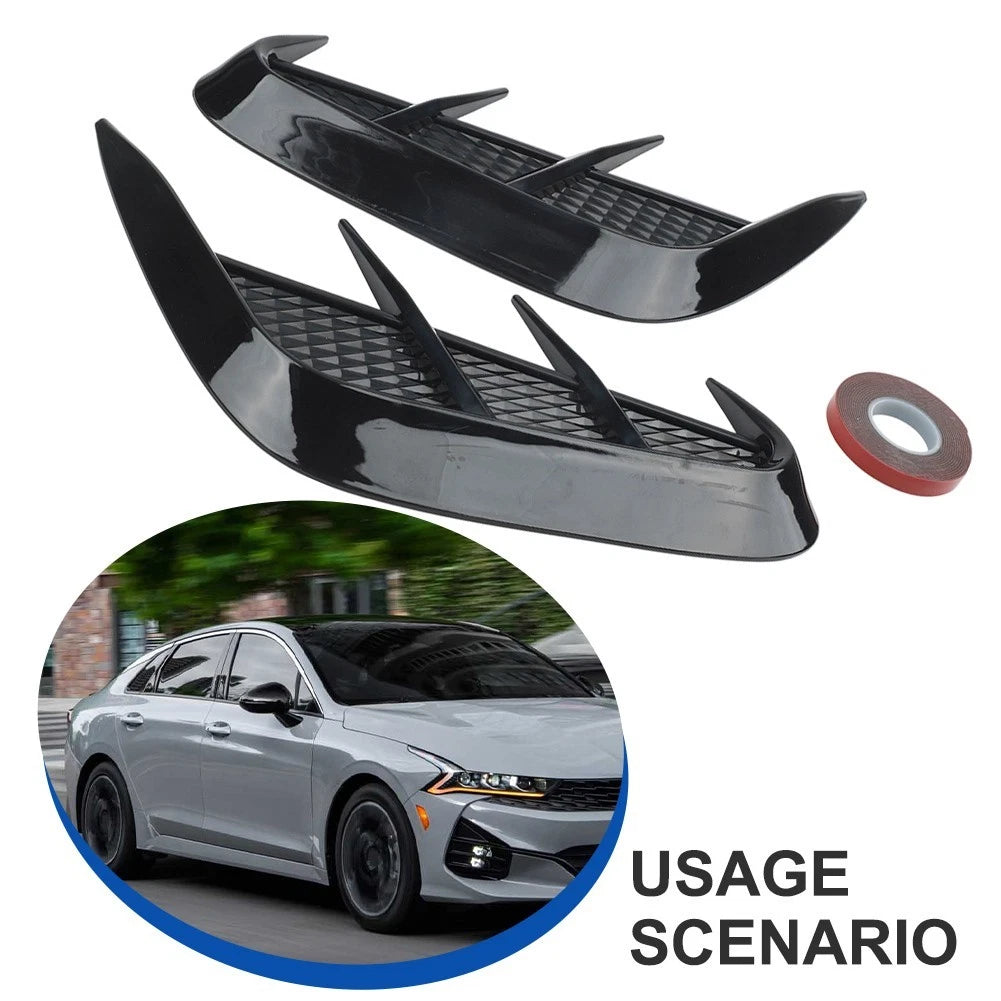 Side Vent Trim for Front Bumper (Soft Rubber)