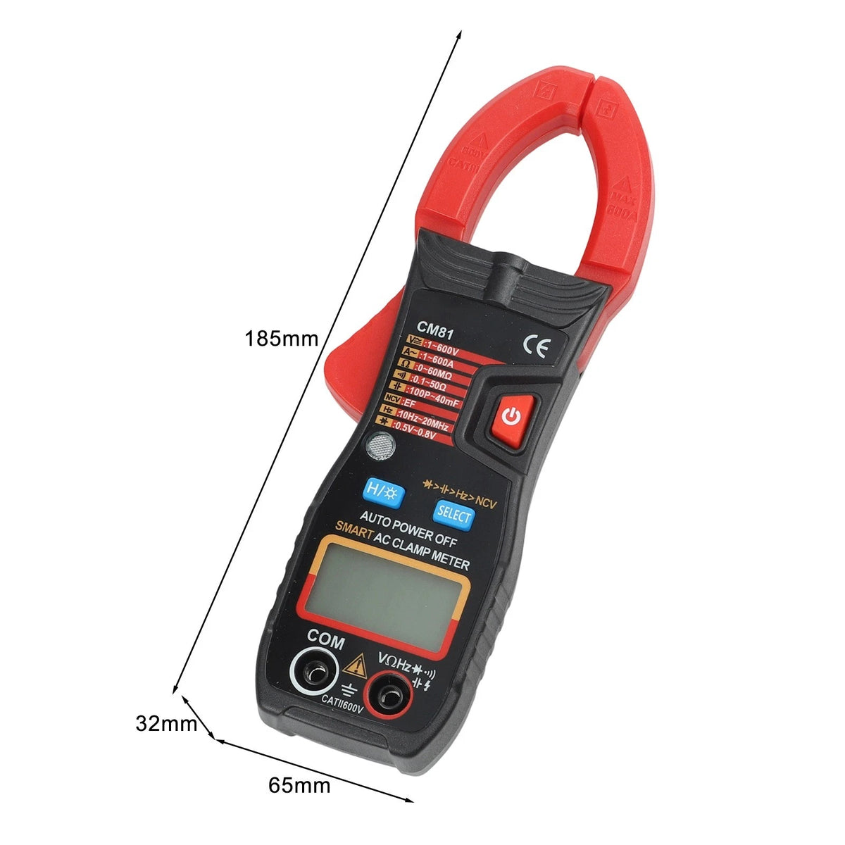 CM81 Multimeter for Single Wire Testing (High Sensitivity Clamp Jaws)