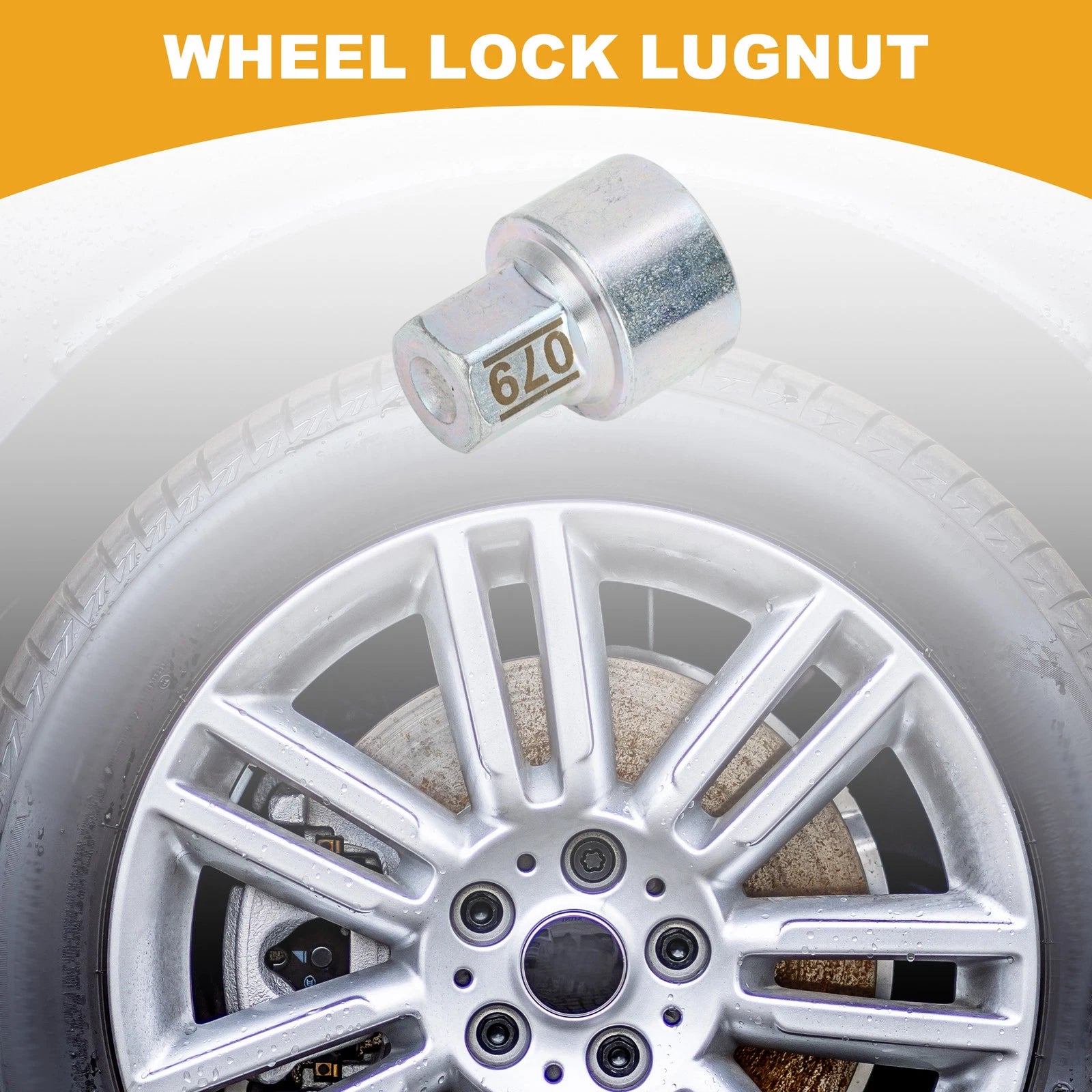 079 Wheel Lock Lugnut Antitheft Key Socket for BMW Mini Cooper (2002–2023)