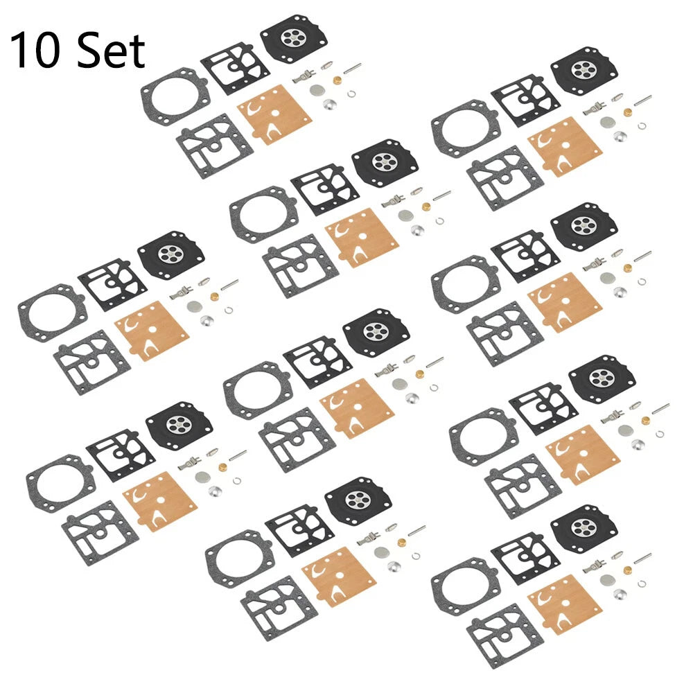 Set of 10 Carburetor Repair Gasket Diaphragm Kit for Walbro K22-HDA (Chainsaw)