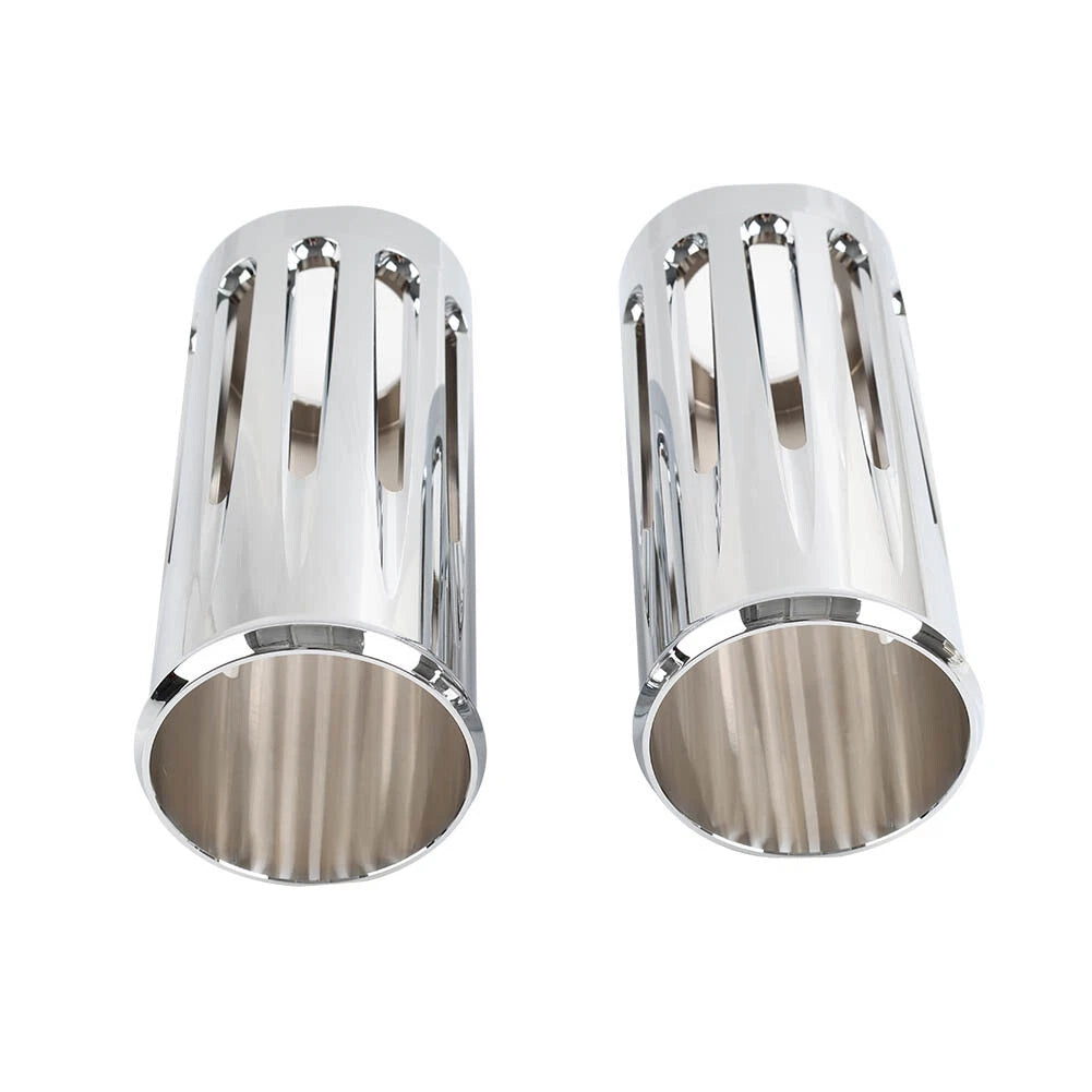 2" Extended Fork Boot Slider Cover Chrome for Harley Touring (2014–2023)