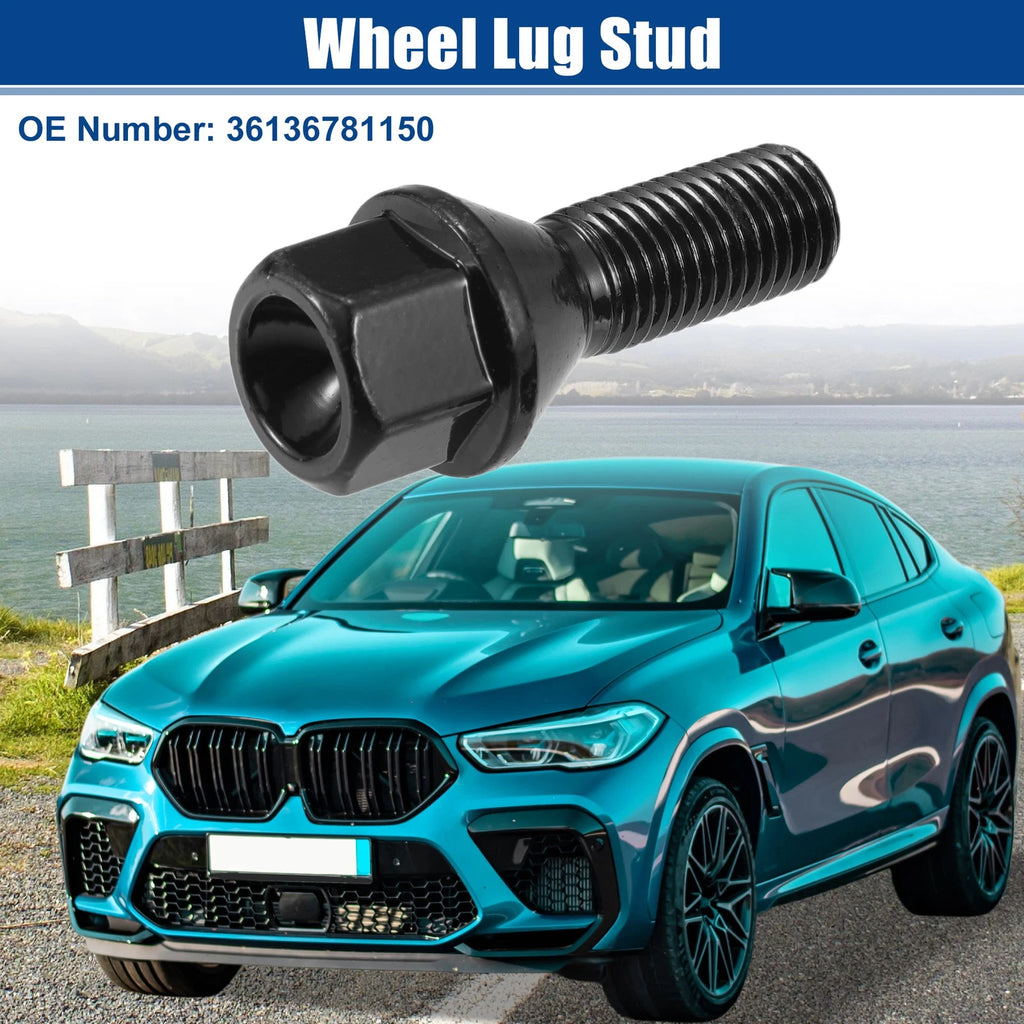 Wheel Lug Bolt Nut Replacement Kit (10 Pcs) for BMW E46 E90 E39 (2000–2012)