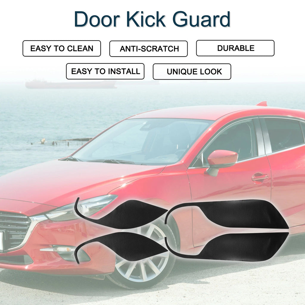 Door Kick Guard for Mazda 3 Axela 2014–2016 Front Rear Driver Passenger