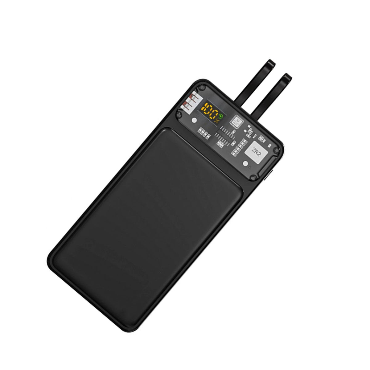 2-Slot LCD Digital Display Battery Quick Charge Power Bank Shell DIY Kit