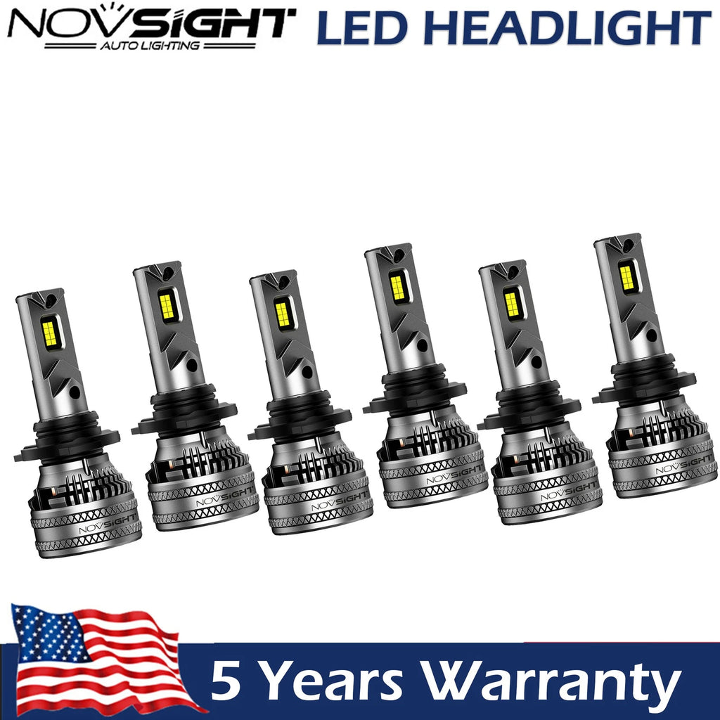 6X H11 LED Headlight Conversion Bulbs for H11