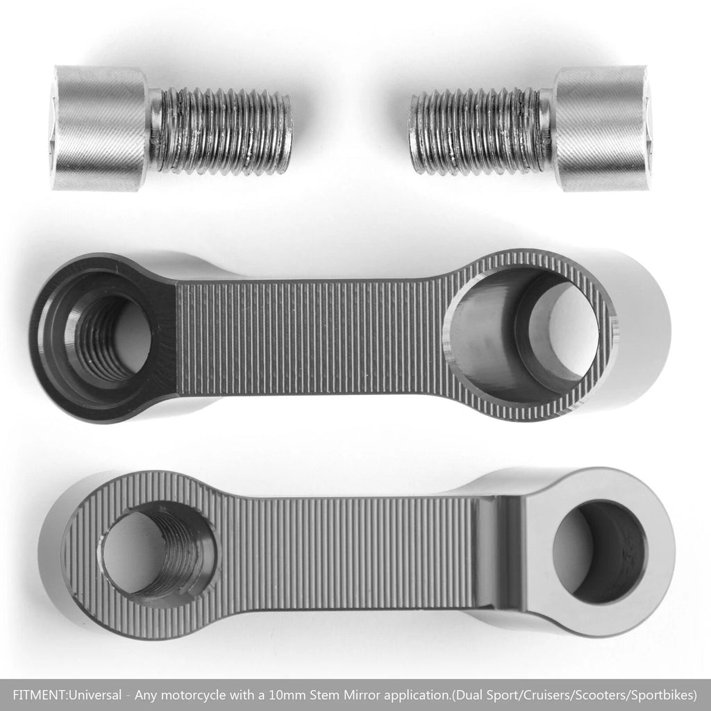 2X Motorcycle Mirror Extenders for Honda Titan (Fit 2010–2023)