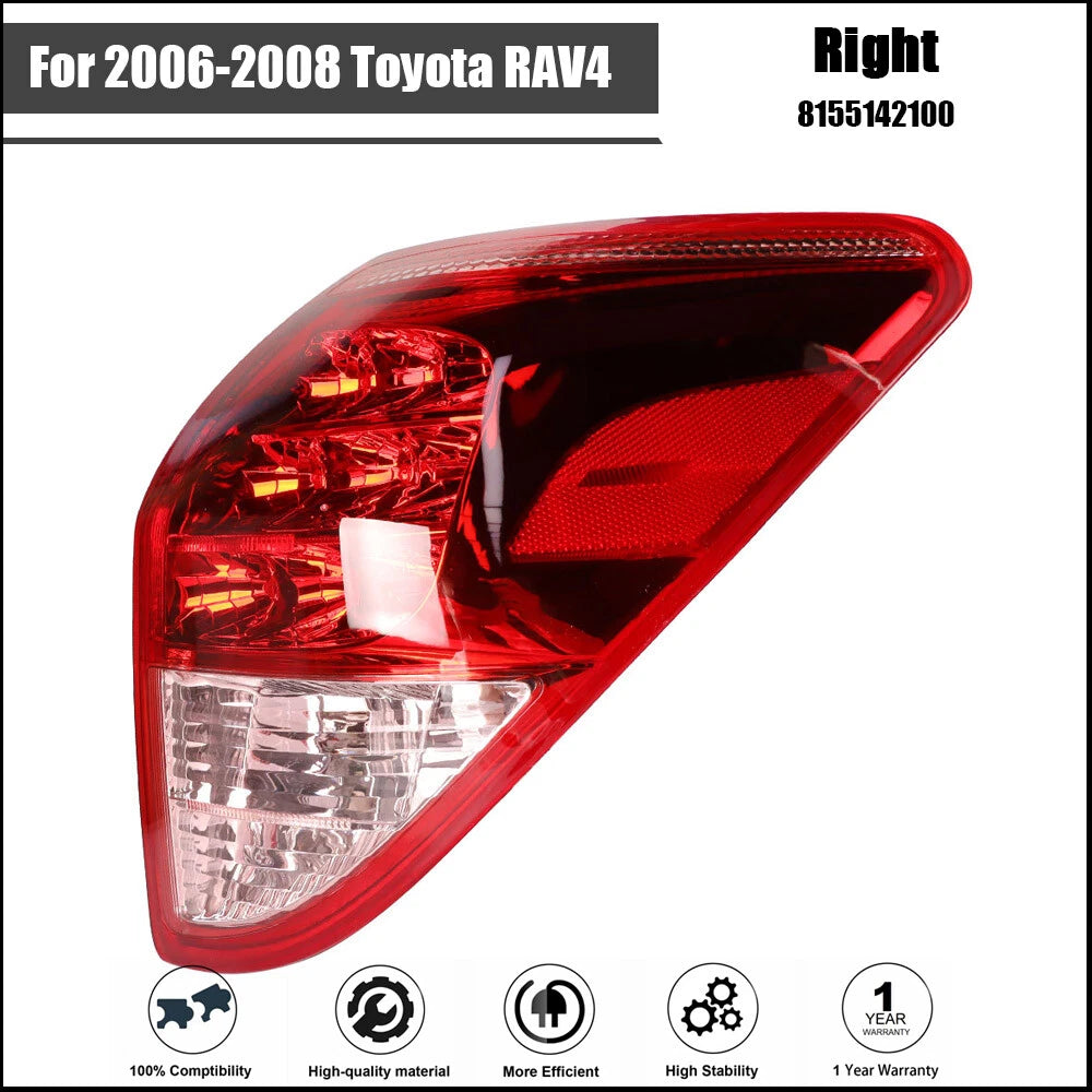 Tail Light for Toyota RAV4 (2006–2008) Passenger Side LED