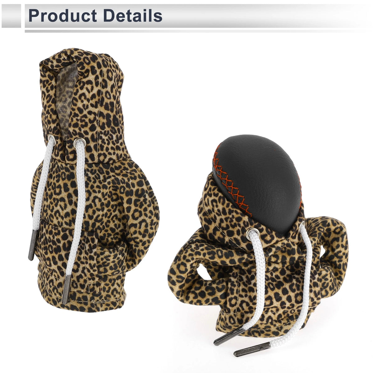 Gear Shift Knob Cover for Car SUV Truck (Leopard Print)
