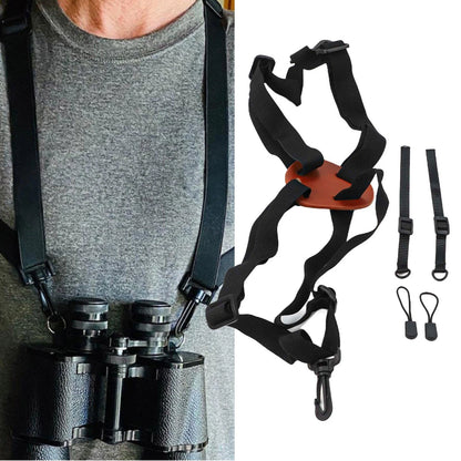 Elastic Camera Strap with Robust Hook Secure Attachment System
