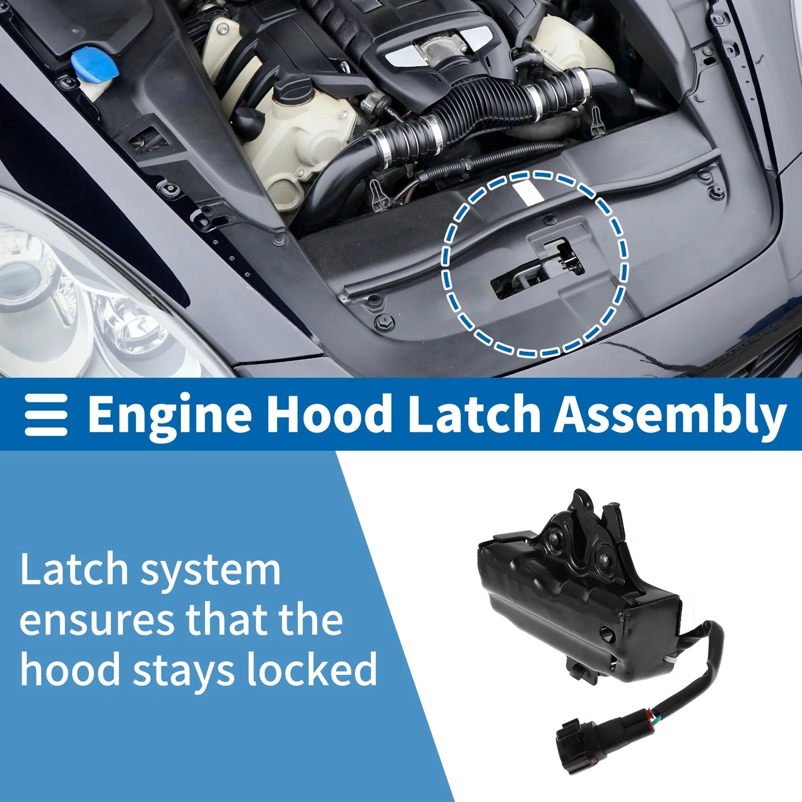 Hood Latch Assembly for Lexus LX470 (2005–2007) Replacement
