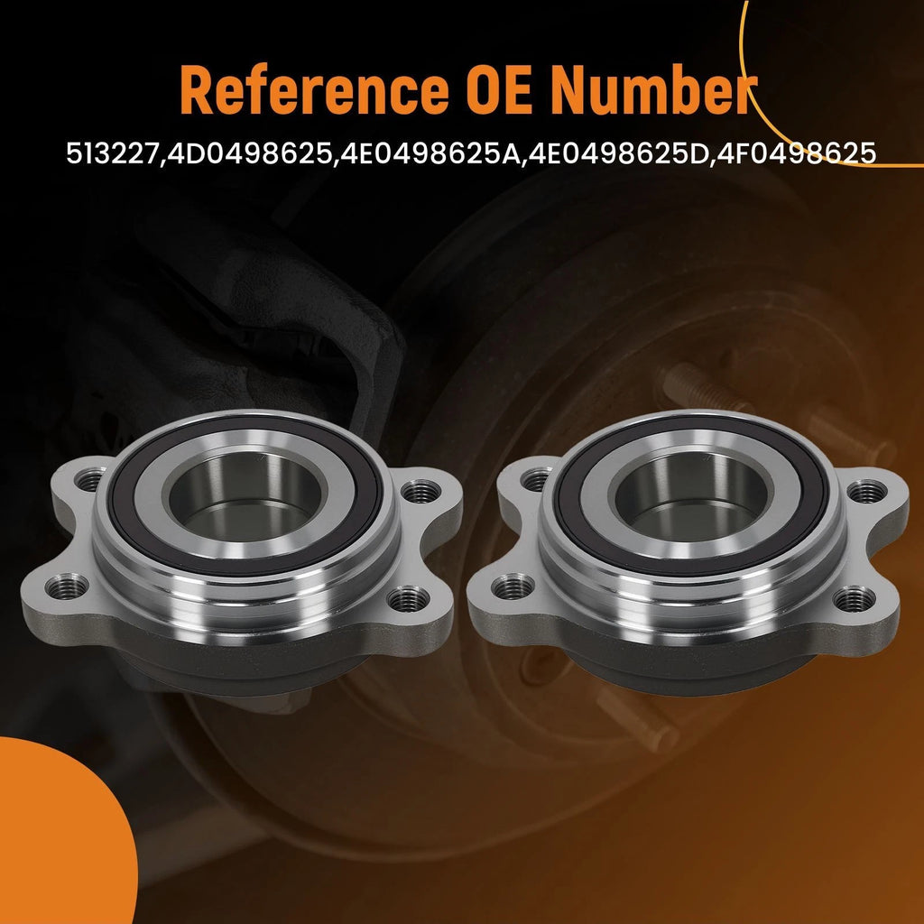 Front Left Right Wheel Hub & Bearing Assembly for Audi A8 (2004–2012) 513227
