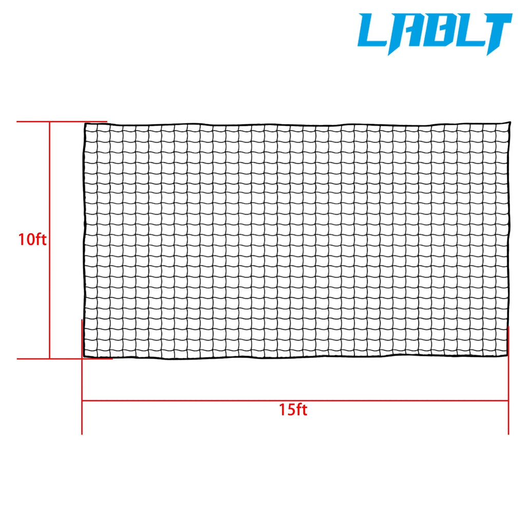 Backstop Net for Baseball Softball 10' x 15' Barrier Net