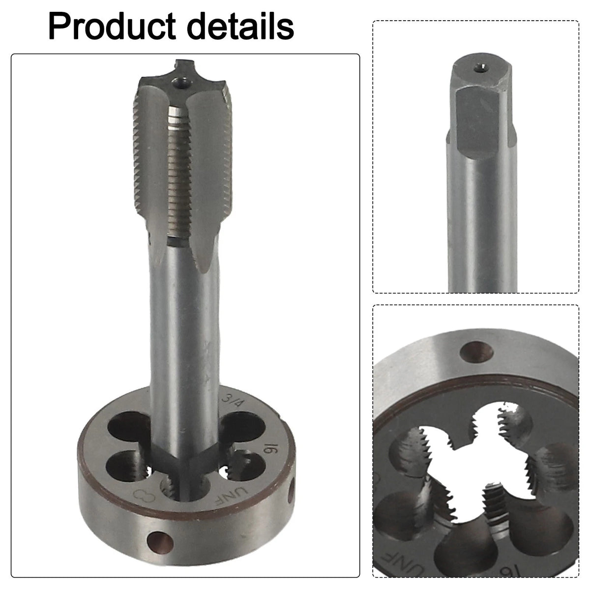 3/4"-16 TPI Tap and Die Set for Automotive Applications