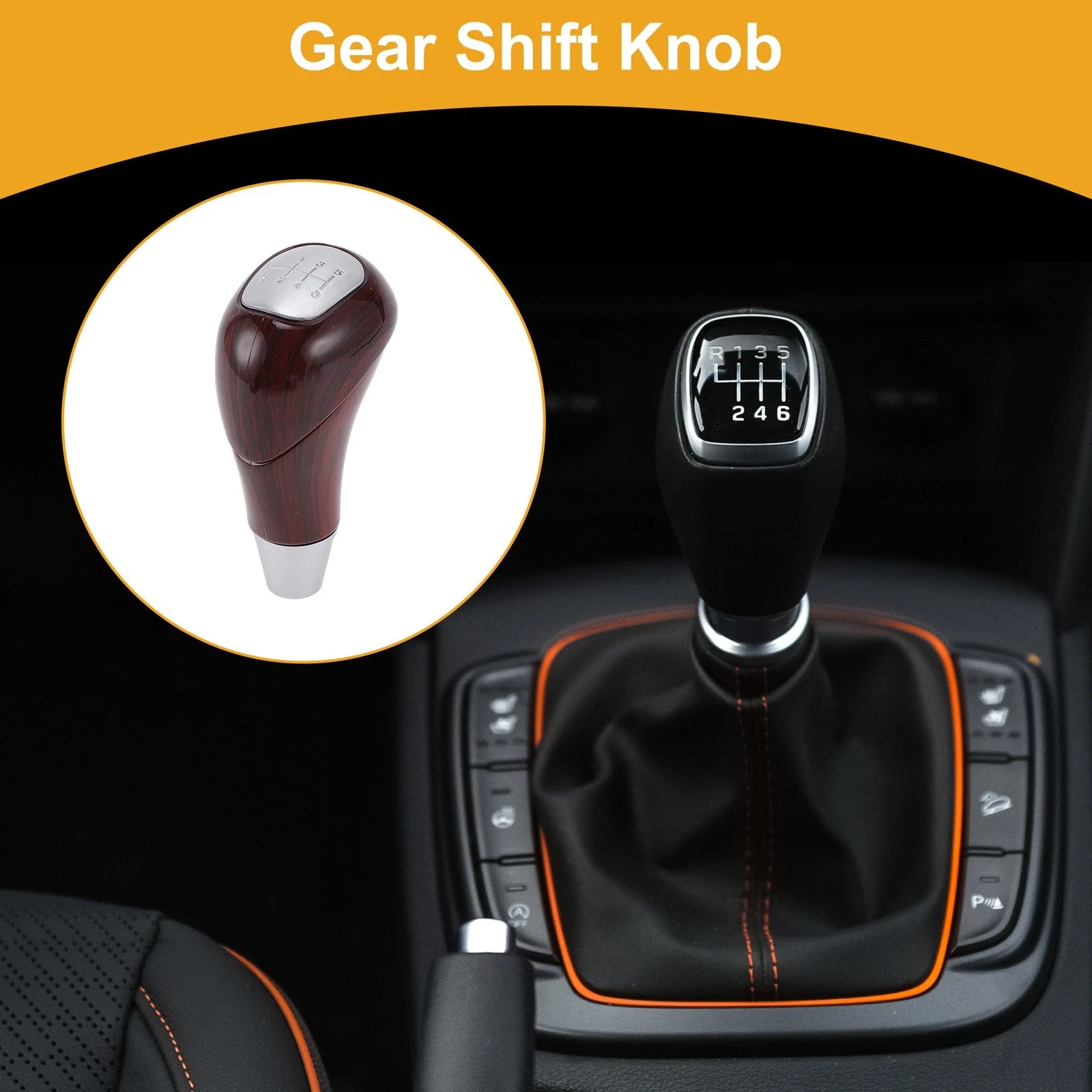 6 Speed Gear Shifter Knob Replacement for Mercedes-Benz C-Class (1993–2000)