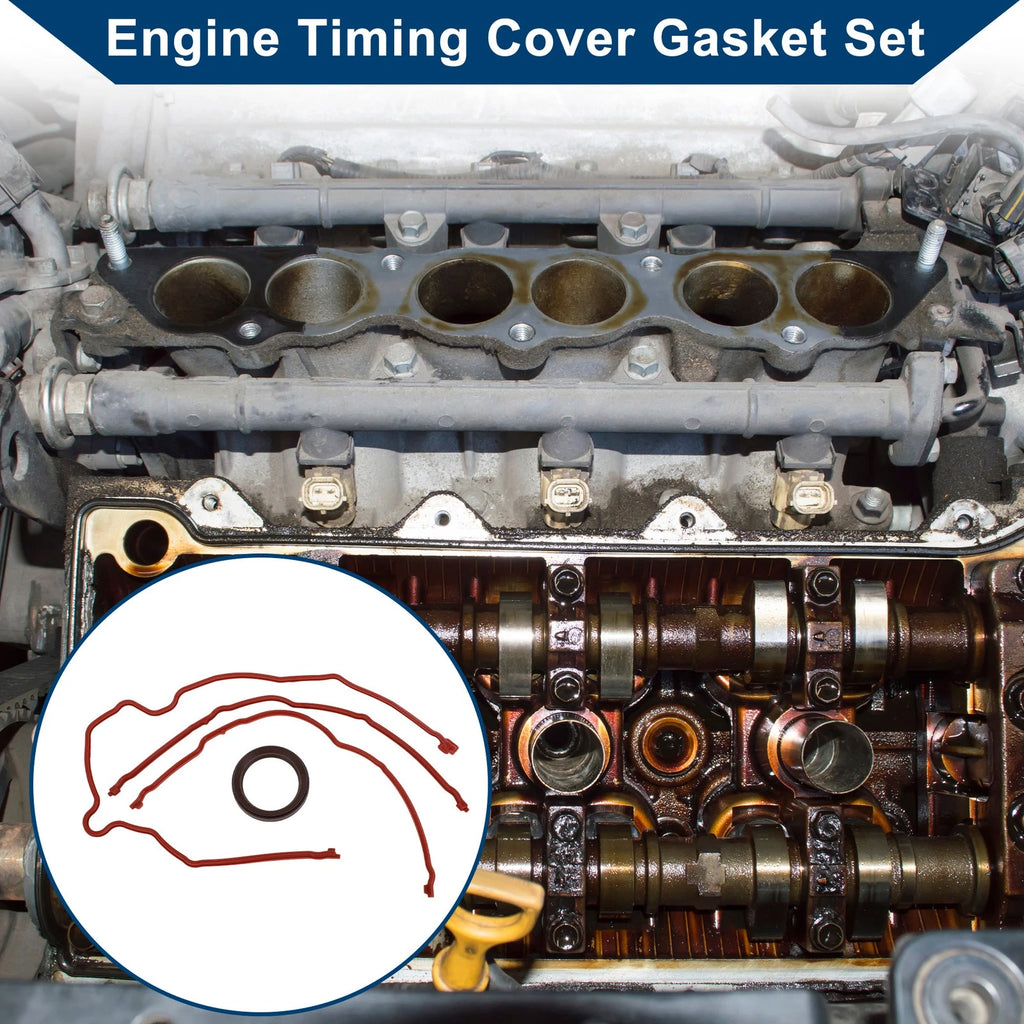Engine Timing Cover Gasket Set Replacement for Ford Mustang (2005–2010)