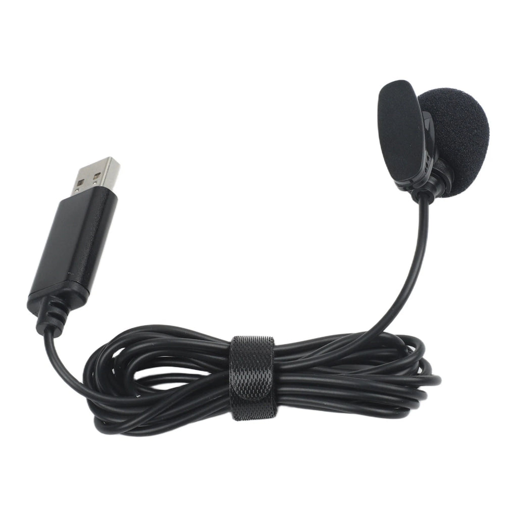 USB Lavalier Microphone for Smartphone and Vehicle Use