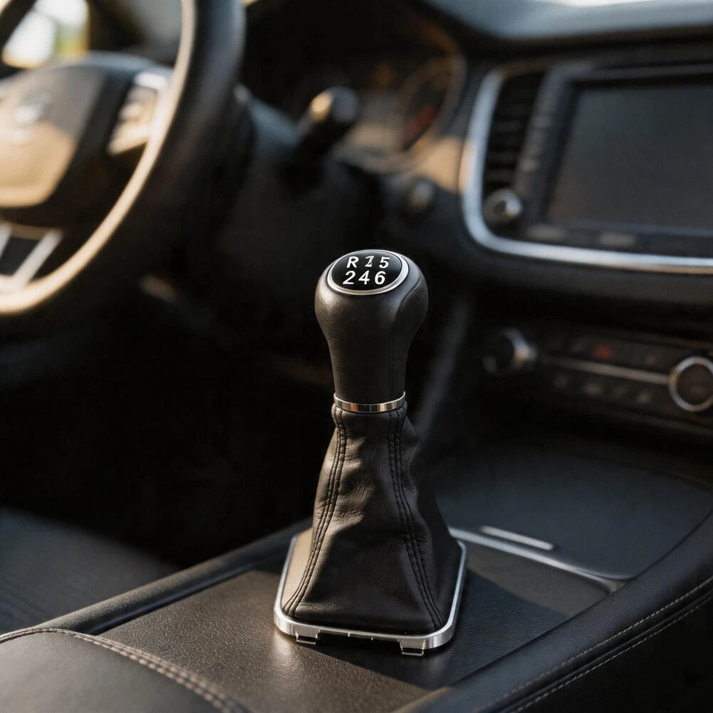 Leather Gear Shifter Knob for Opel Zafira B (2005–2015)