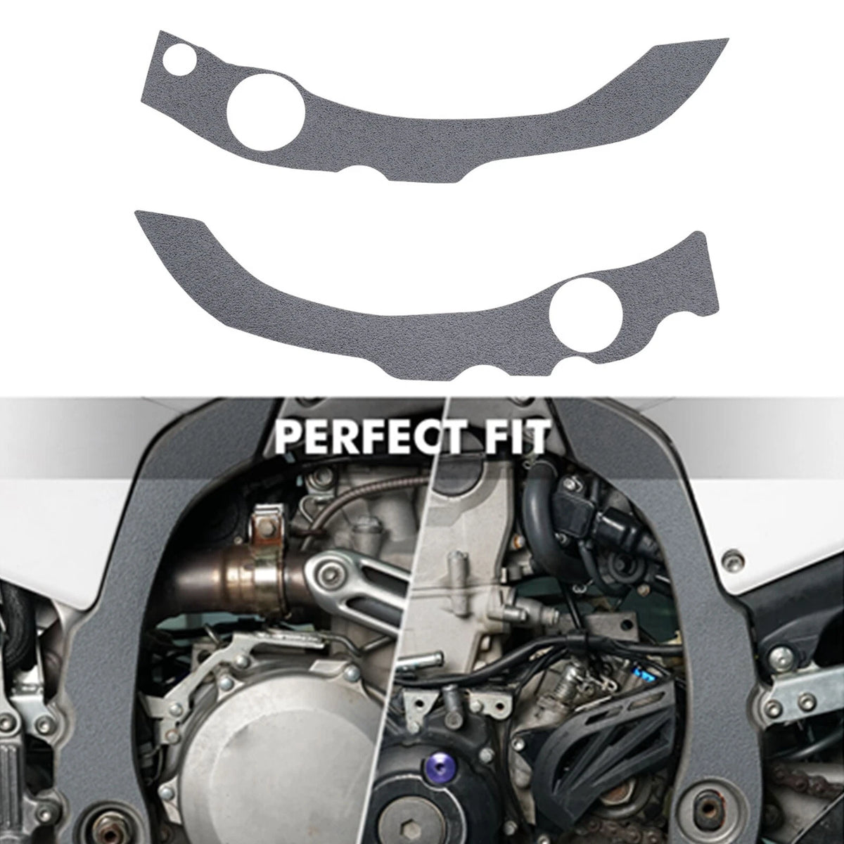 2X Frame Grip Tape Guards for Yamaha YFZ450R ATV (2009–2023)