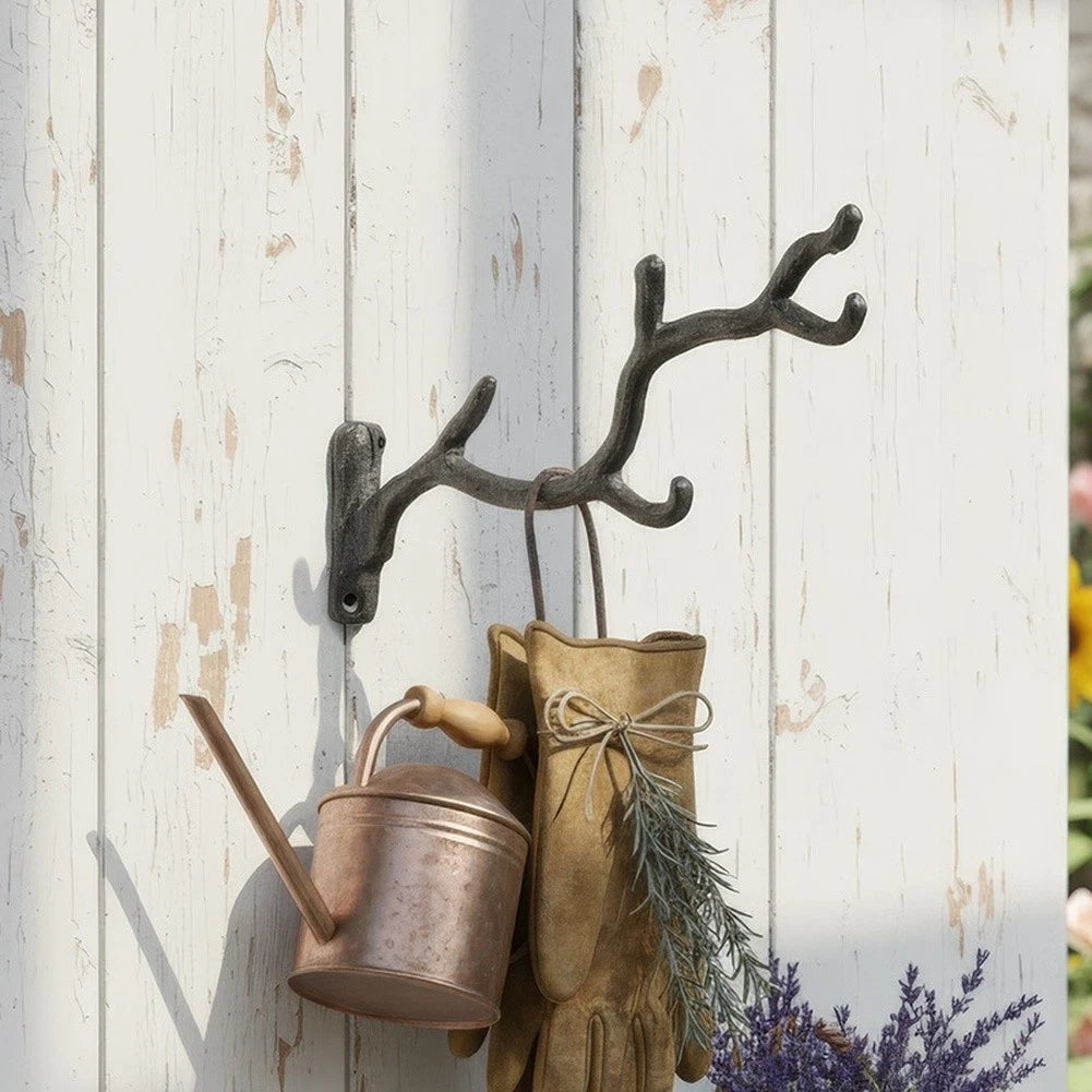 Decorative Cast Iron Wall Hook for Indoor Use