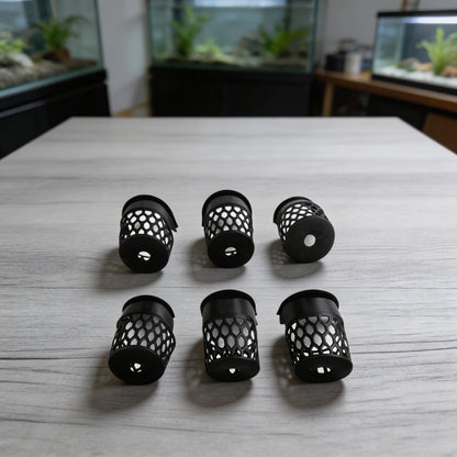 Set of 6 Billiard Pool Table Pockets Black PVC DIY Install