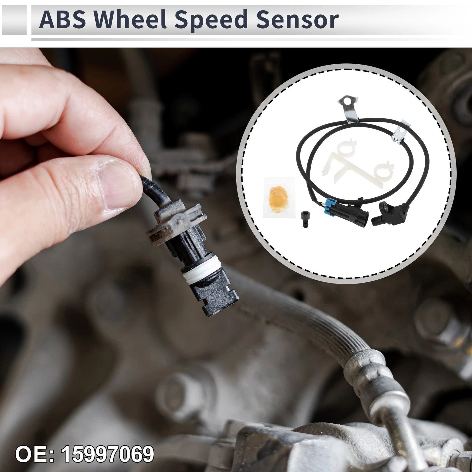 ABS Wheel Speed Sensor Replacement for Chevrolet Astro Front Left (1994–2004)