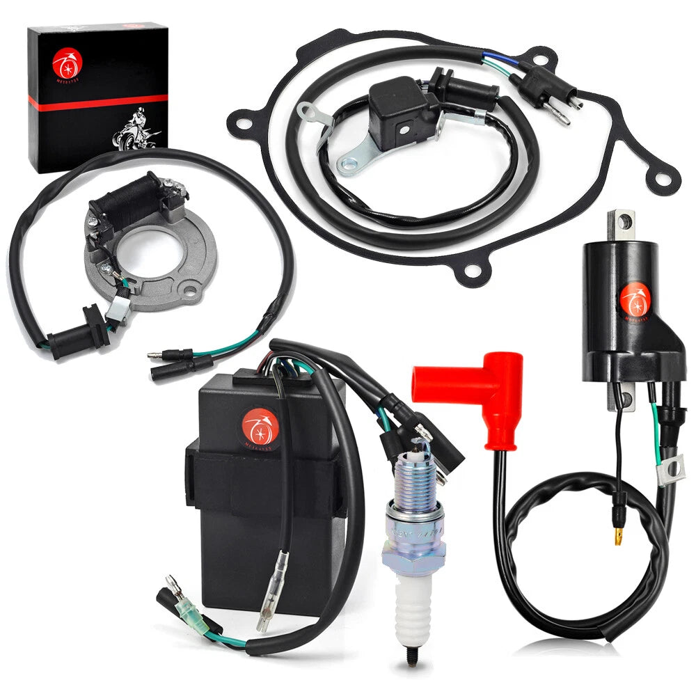 Ignition Coil & Pulse Coil & Stator Gasket for Honda CR80 CR85 (1996–2004)