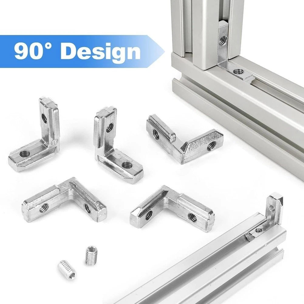 20 Pack Internal Corner Brackets for 3030 Aluminum Profile