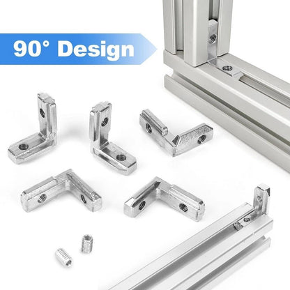 20 Pack Internal Corner Brackets for 3030 Aluminum Profile
