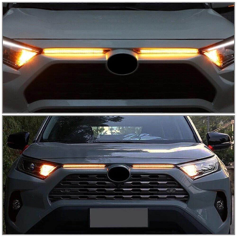 2X LED DLR Daytime Running Lights for Toyota RAV4 (2019–2020)
