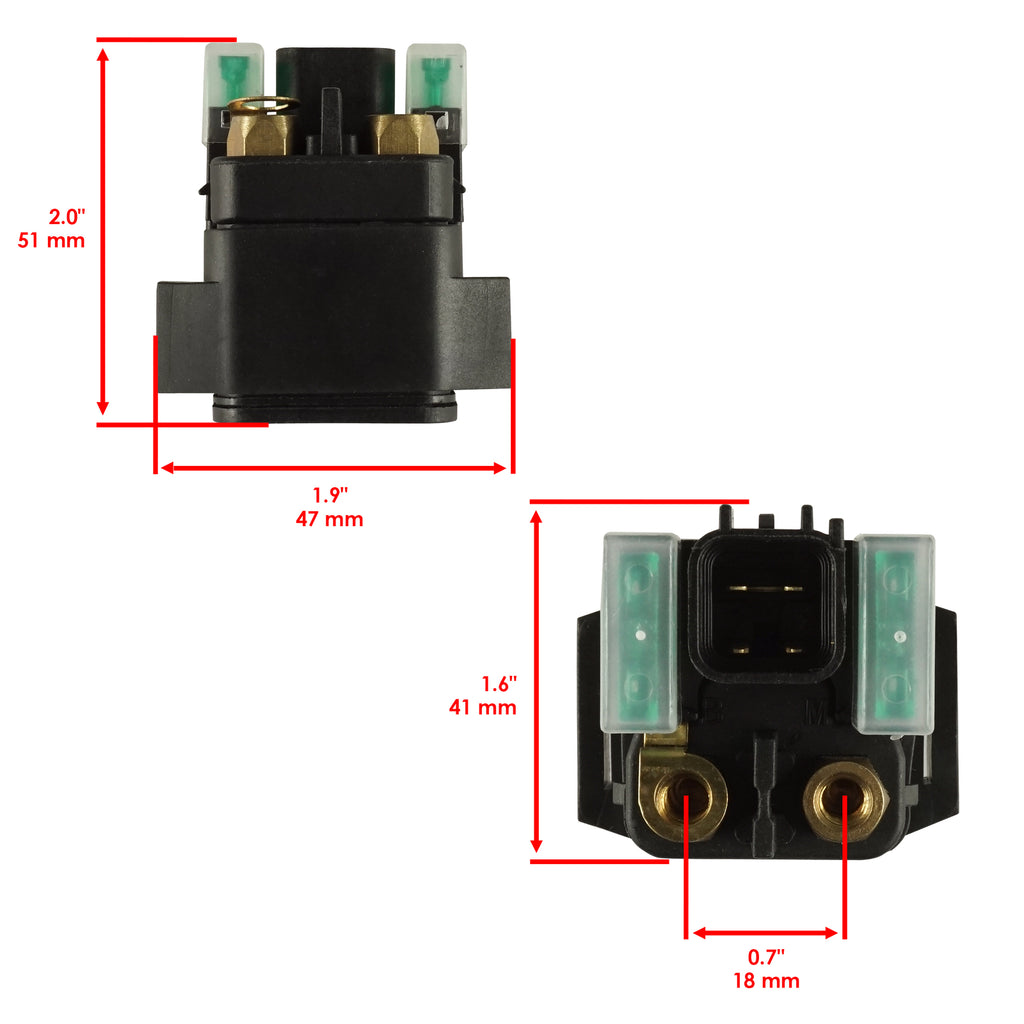 Starter Relay Solenoid Replacement for Suzuki VL1500 Intruder 1998–2004