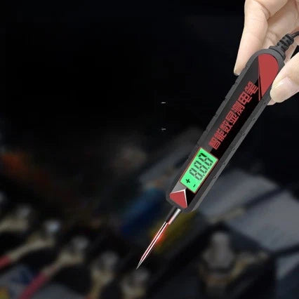 LED Digital Voltage Tester for Car Electrical System Diagnosis (5V–120V)