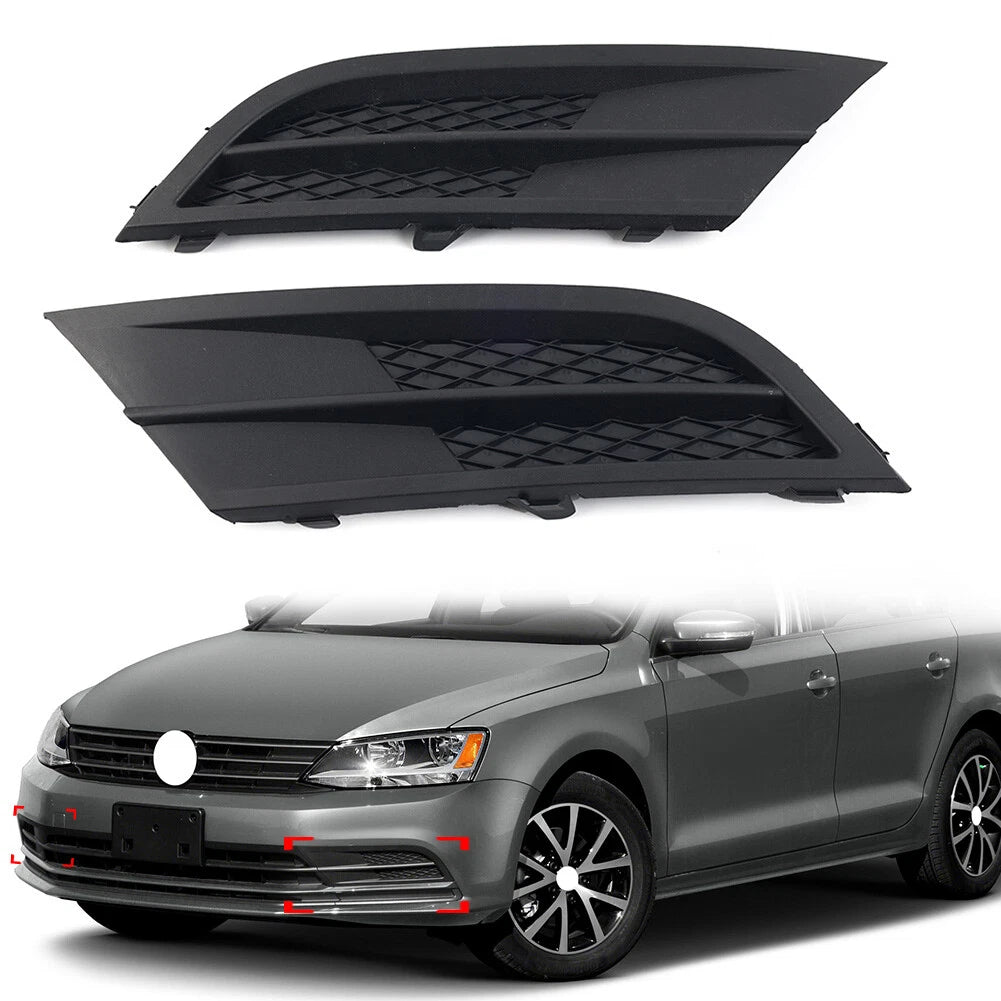 Front Lower Bumper Grille Cover for Volkswagen Jetta (2015–2018)