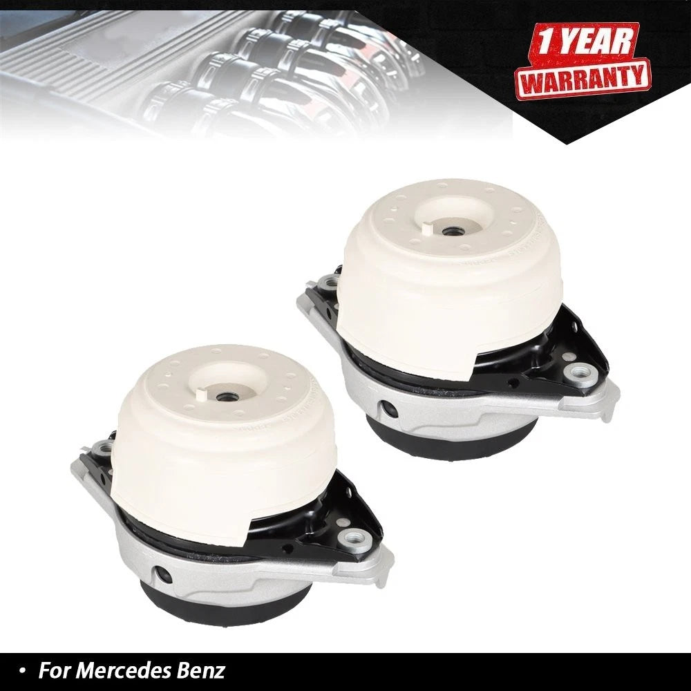 2X Engine Motor Mounts for Mercedes Benz (1662405817, 1662405917)