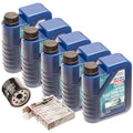 Oil Change Service Kit with Filter & NGK Plugs for Kawasaki Ultra 250 260 300 310 (2007–2019)