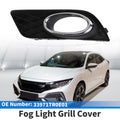 Front Left Fog Light Grill Replacement for Honda Civic (2012–2013)
