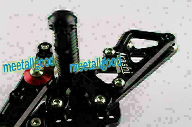 Rear Sets Footrest Pegs for Kawasaki Ninja 300 (2013) Black