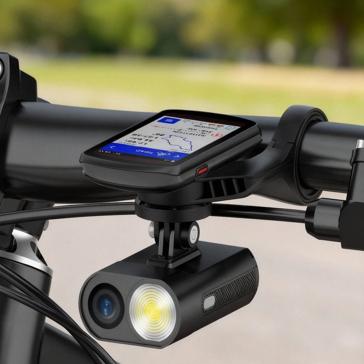 Compact Bike Computer Bracket for Garmin Edge & Varia Models