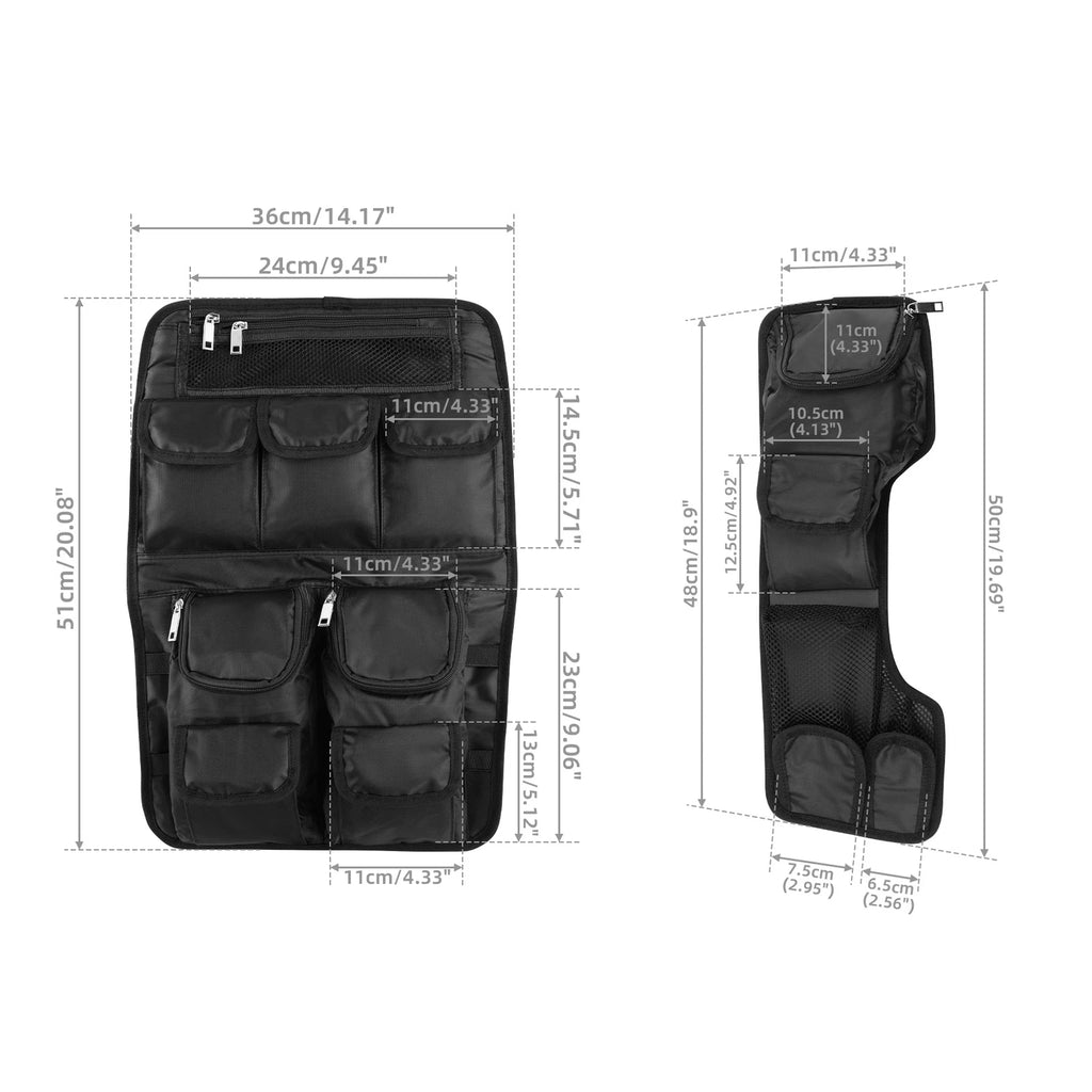 Pack Lid Organizer Pouch for Harley Touring (1999–2013)