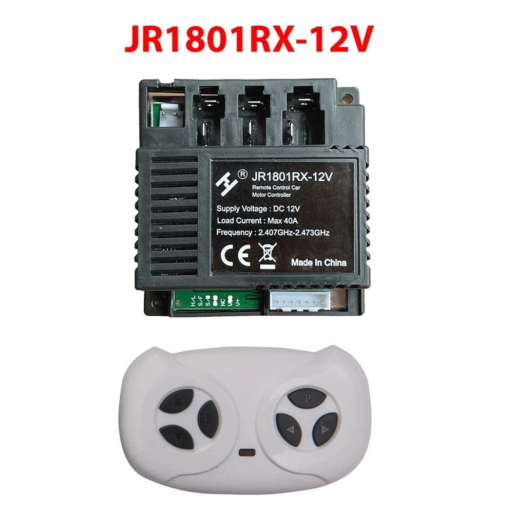 JR1801RX 12V Receiver & Remote for Children's Electric Vehicles (2010–2023)