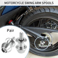 Motorbike Swingarm Spools Pair CNC 8mm for Motorcycle Swingarm (Universal)