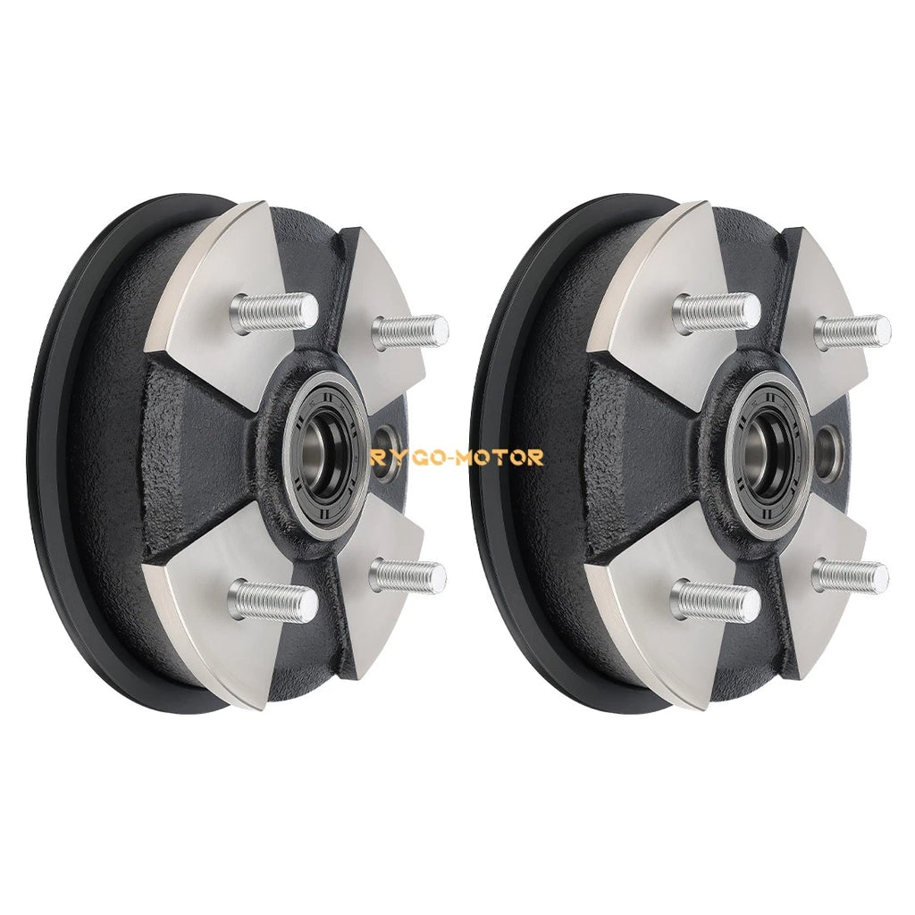 2X Front Brake Drum Hub for Honda TRX250 TRX250TM TRX250TE Recon 250 (1997–2024)