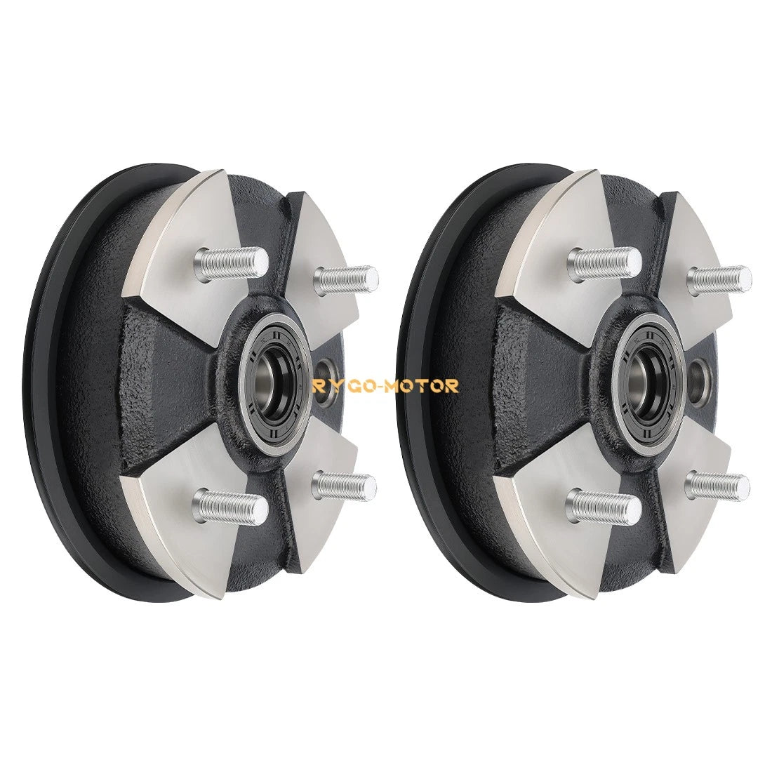 2X Front Brake Drum Hub for Honda TRX250 TRX250TM TRX250TE Recon 250 (1997–2024)