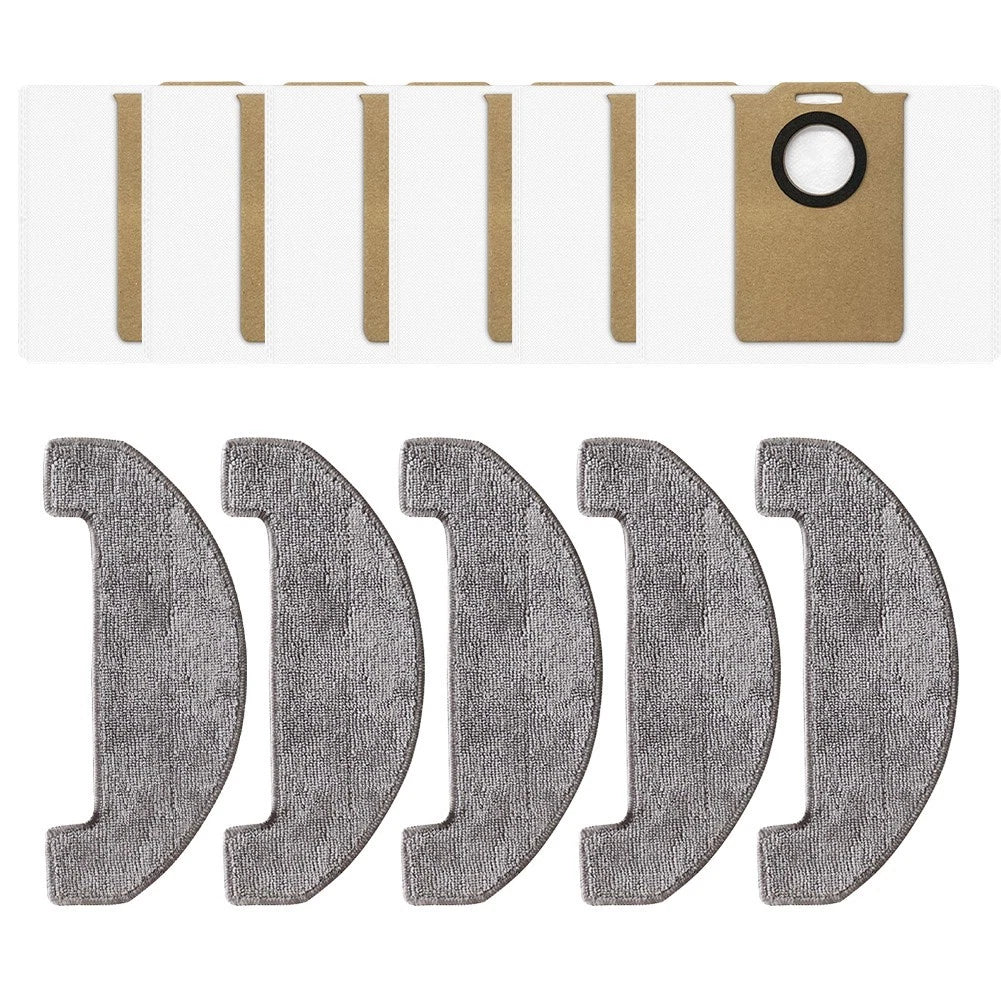 Microfiber Mop Cloth Set & Dust Bags for Midea VCR S6 Plus (2020–2023)