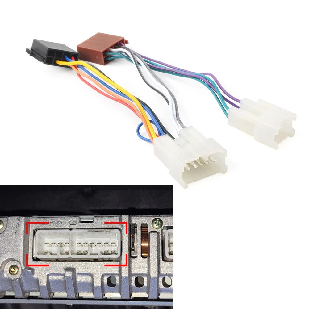 ISO wiring harness for Toyota (specific model years)