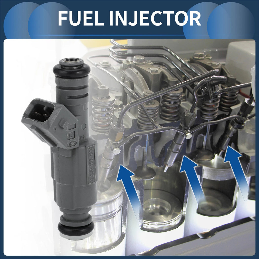 Fuel Injector Replacement for BMW 540i Base (1999–2003) 4.4L Set